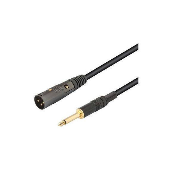 NIMO Cable Audio Xlr Canon/m a Jack 6.3MM/M Mono 2MTRS WIR398