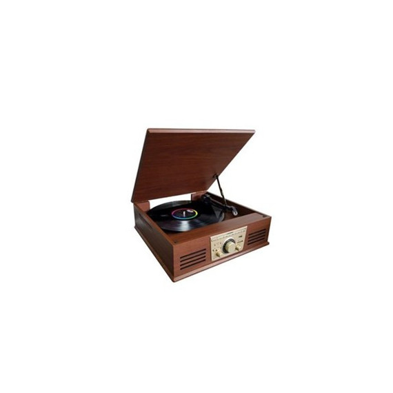 SUNSTECH Tocadisco PXR32 con Radio Fm/altavoz/usb/sd