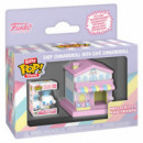Funko Bitty POP town Cinnamoroll Chef con Cafe Cinnamoroll Hello Kitty