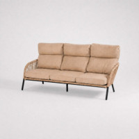 Sofá de Jardín Nika- Color Camel/negro para Exterior- Weatherready- Hartman®  HARTMAN OUTDOOR FURNITURE