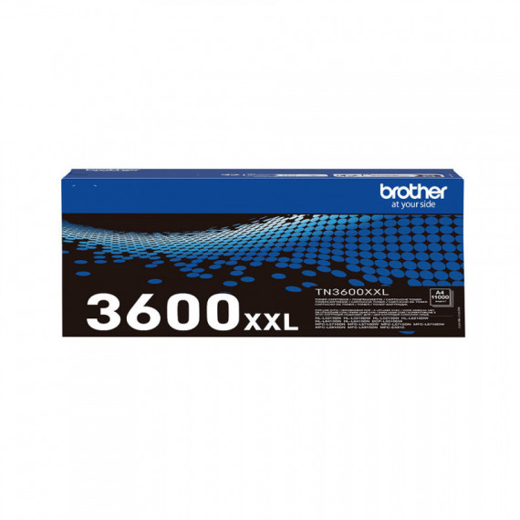 Tóner BROTHER TN3600XXL Negro 11.000 Pág.