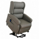 Sillón Elevador Eléctrico | Reclinable Gris  KMINA