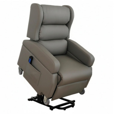 Sill&oacute;n Elevador El&eacute;ctrico | Reclinable Gris  KMINA