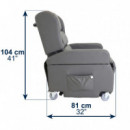 Sillón Elevador Eléctrico | Reclinable Negro  KMINA