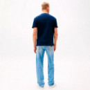 Camiseta de Cuello Redondo con Parche Tonal  TOMMY HILFIGER