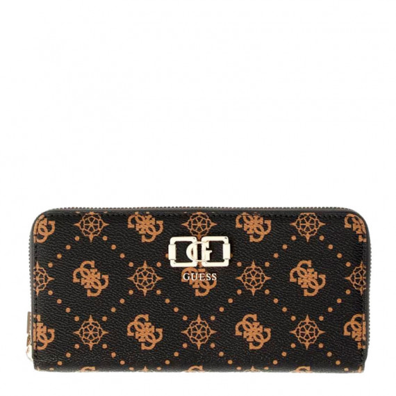 Cartera Emelie Logo Large Zip  GUESS
