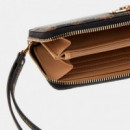 Cartera Emelie Logo Large Zip  GUESS