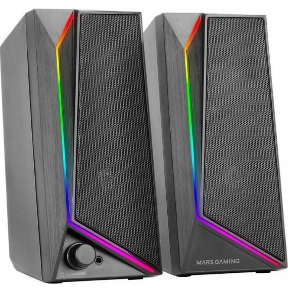 MARS GAMING Altavoces MS72 2.0 Jack / Alimentacion USB / 15W