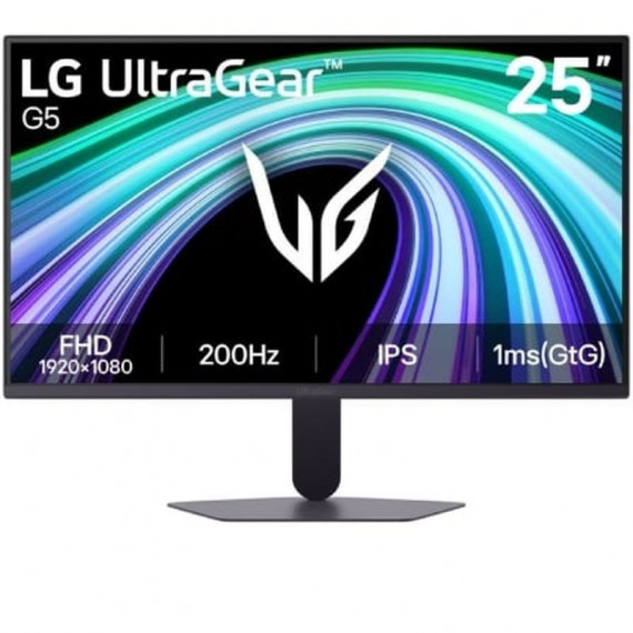 LG Monitor Ultragear G5 25G523B-B 25" Negro Dp / HDMI / / Full Hd/ 1MS/ 200HZ/ Ips/ Vesa