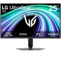LG Monitor Ultragear G5 25G523B-B 25" Negro Dp / HDMI / / Full Hd/ 1MS/ 200HZ/ Ips/ Vesa