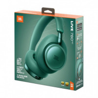 JBL Live 780 Nc Auricular Inalámbrico Cancelación de Ruido Green