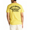 Camisetas Hombre Camiseta DEUS EX MACHINA Camperdown Address Super Lemon