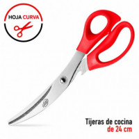Tijera de Cocina Curva LARRYHOUSE 24 Cm