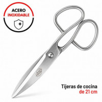 Tijera de Cocina Inox LARRYHOUSE 21 Cm