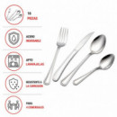Set de Cubiertos Inoxidables LARRYHOUSE 16 Pcs
