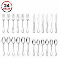 Set de Cubiertos Inoxidables LARRYHOUSE 24 Pcs