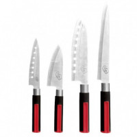Juego Cuchillos Japoneses LARRYHOUSE 4 Pcs