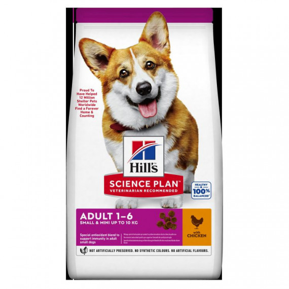 Hills Sp Perro Adulto Mini Pollo 6 Kg  HILL'S