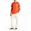 Camisetas Hombre Camiseta DEUS EX MACHINA Venice Address Tangerine Tango
