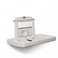 Cambiador Horizontal de Pañales de Pared  RUBBERMAID