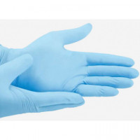 Talla L Guantes de Nitrilo sin Polvo 3,0 G.  SANTEX