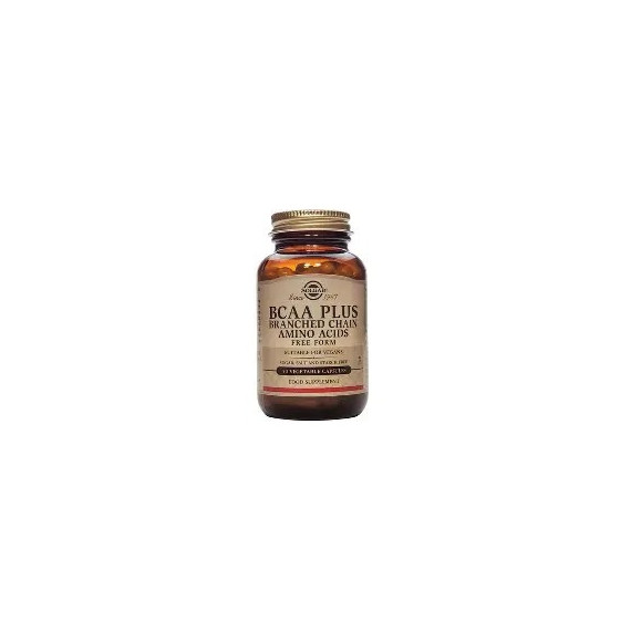 Bcaa Plus Aminoacidos Ramificados 50 Veg Capsulas SOLGAR