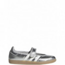 ADIDAS ORIGINALS - Samba Jane W - Silvmt Owhite GUM4 - KK2502/SILVMT Owhite GUM4