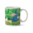 Taza Totoro Azul y Blanco Studio Ghibli  SEMIC