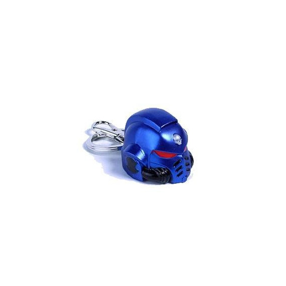 Llavero Casco Metálico Space Marine Warhammer  SD TOYS MERCHANDISING