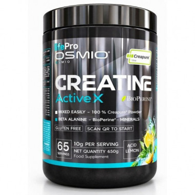 Creatina Life Pro Creapure&reg; 650 g | Acid lemon