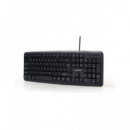 GEMBIRD Teclado Con Cable Negro KB-U-103-ES