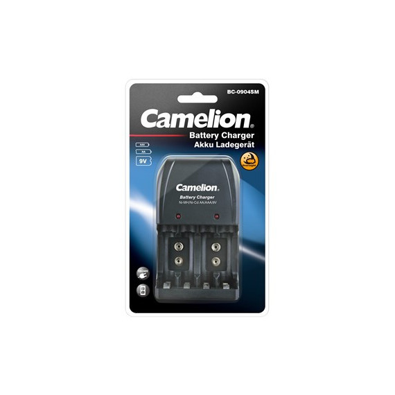 CAMELION Cargador Baterias AA/AAA/9V BC-0904SM