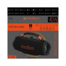 SAMI Altavoz Portatil Bluetooth MOTION RS-9124 Negro 40W Usb,Micro Sd,TWS,Luz Led