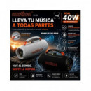 SAMI Altavoz Portatil Bluetooth MOTION RS-9124 Negro 40W Usb,Micro Sd,TWS,Luz Led