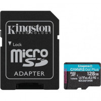 Tarjeta de Memoria Kingston Micro SDXC 128GB Clase10 UHS-I 170MB/s A2 U3 V30