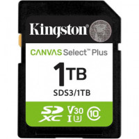 Tarjeta de Memoria Kingston Canvas Select Plus SD 1TB Class 10 UHS-I