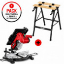 Pack Ingletadora con Mesa 210MM + Banco de Trabajo AICER