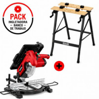 Pack Ingletadora con Mesa 210MM + Banco de Trabajo AICER