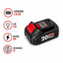 Pack Taladro + Llave de Impacto + Bateria 20V AICER