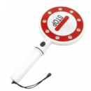 PALETA DE SEÑALIZACION LED STOP/PASO PAMACON 37X19 CM