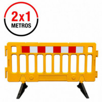 Valla de Seguridad Amarilla PAMACON 2X1 Metros