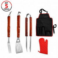 Juego Accesorios Barbacoa AIRMEC 5 Pcs