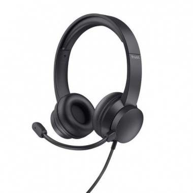 TRUST AURICULARES DIADEMA AYDA 25087 MICROFONO INCORPORADO - CONECTOR 3.5MM