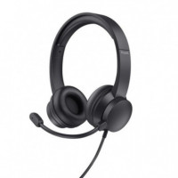 TRUST Auriculares Diadema Ayda 25087 Microfono Incorporado - Conector 3.5MM