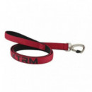 NAYECO Perro Correa X-trm Neon Flash Rojo y Negro 25 Mm X 12