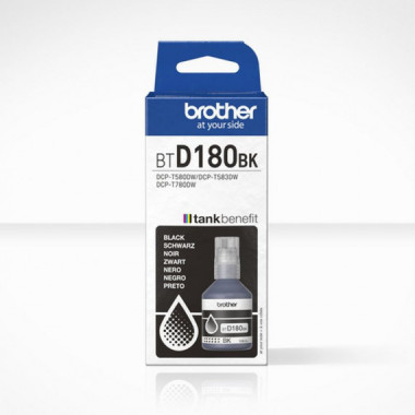 BROTHER Bote Tinta BTD180BK Negro N&ordm; D180