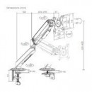 SOPORTE DE MESA TV/MONITOR AISENS 17 - 32 1 BRAZO