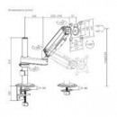 SOPORTE DE MESA TV/MONITOR AISENS 17 - 32 1 BRAZO