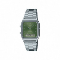 CASIO Reloj Analógico Digital AQ-230A-3AMQYES