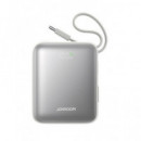 JOYROOM Bateria Externa 10000Mah Con Certificacion China Homologada CCC 22.5W Blanco+Cable C+Light